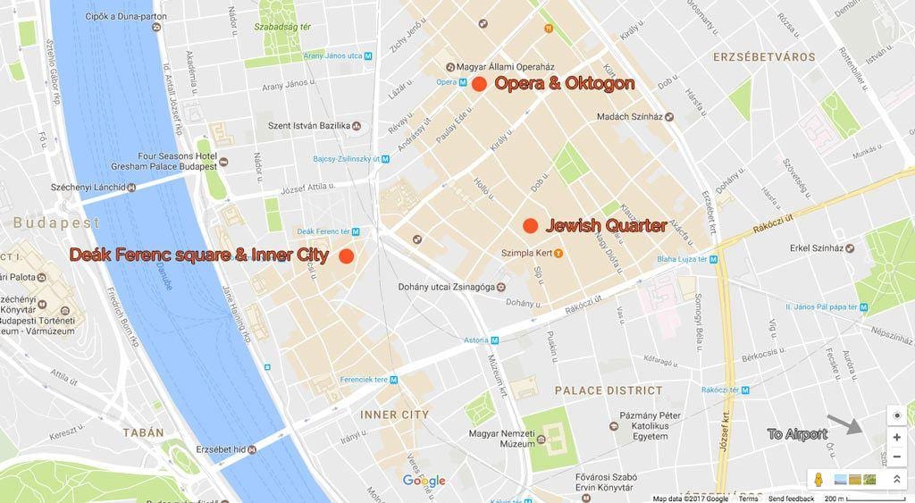kort af deak veldi búdapest