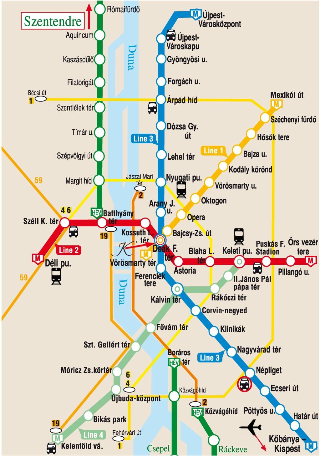 keleti stöð búdapest kort