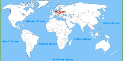 Kort heiminum ungverjaland búdapest