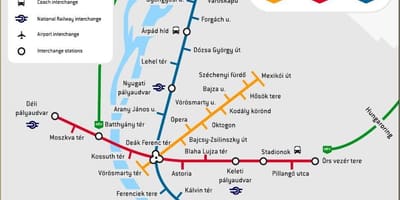 Búdapest stöðinni kort