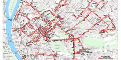 Kort af búdapest vagninum