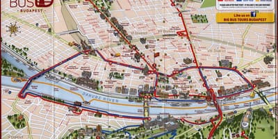 Stór strætó ferðir búdapest kort