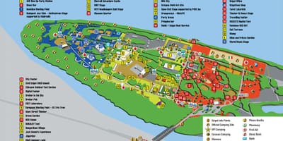 Kort af sziget búdapest